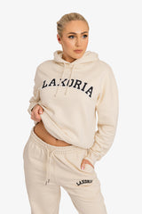 Premium Women's Organic Brushed Cotton Hoodie - Natural Raw