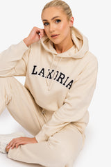 Premium Women's Organic Brushed Cotton Hoodie - Natural Raw