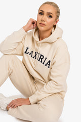 Premium Women's Organic Brushed Cotton Hoodie - Natural Raw