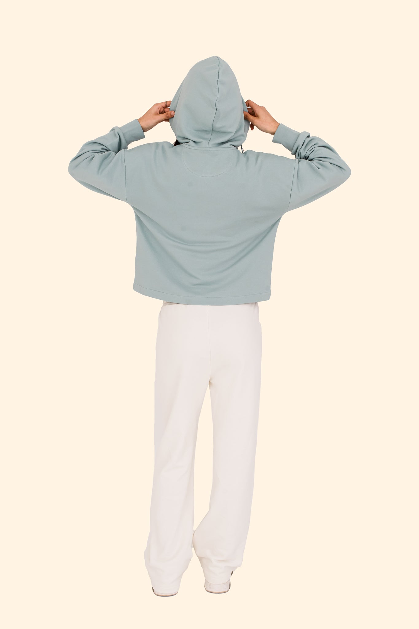 Women's French Terry Full Zip Hoodie – Soft, Sustainable, and Effortlessly Cool - Jade Green