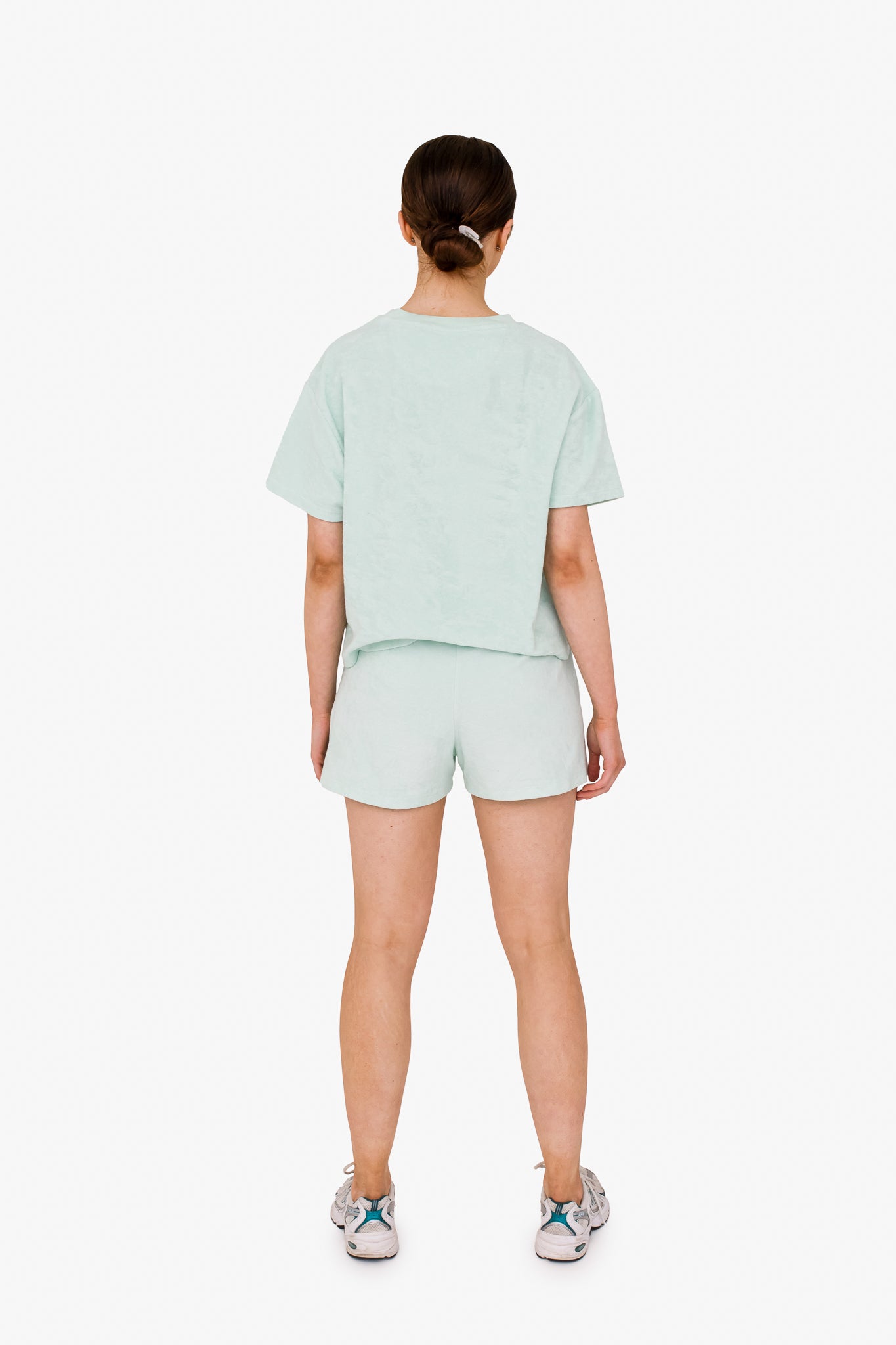 Women's Terry Towel Oversized T-Shirt – Organic Comfort - Brook Green