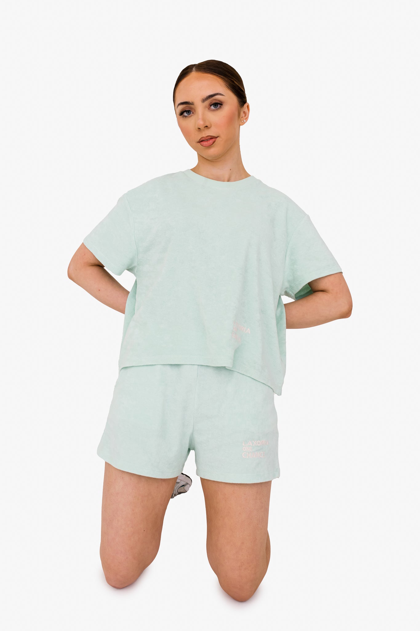 Women's Terry Towel Shorts – Organic Cotton Comfort - Brook Green