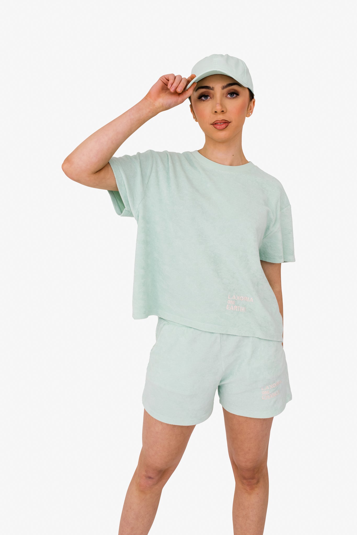 Women's Terry Towel Shorts – Organic Cotton Comfort - Brook Green