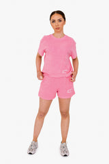 Women's Terry Towel Oversized T-Shirt – Organic Comfort - Candy Rose