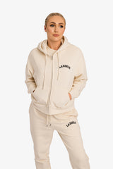 Organic Modern Medium Fit Zip-Through Hoodie - Natural Raw