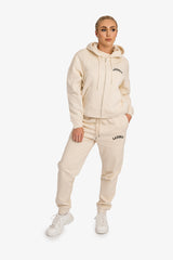 Organic Modern Medium Fit Zip-Through Hoodie - Natural Raw