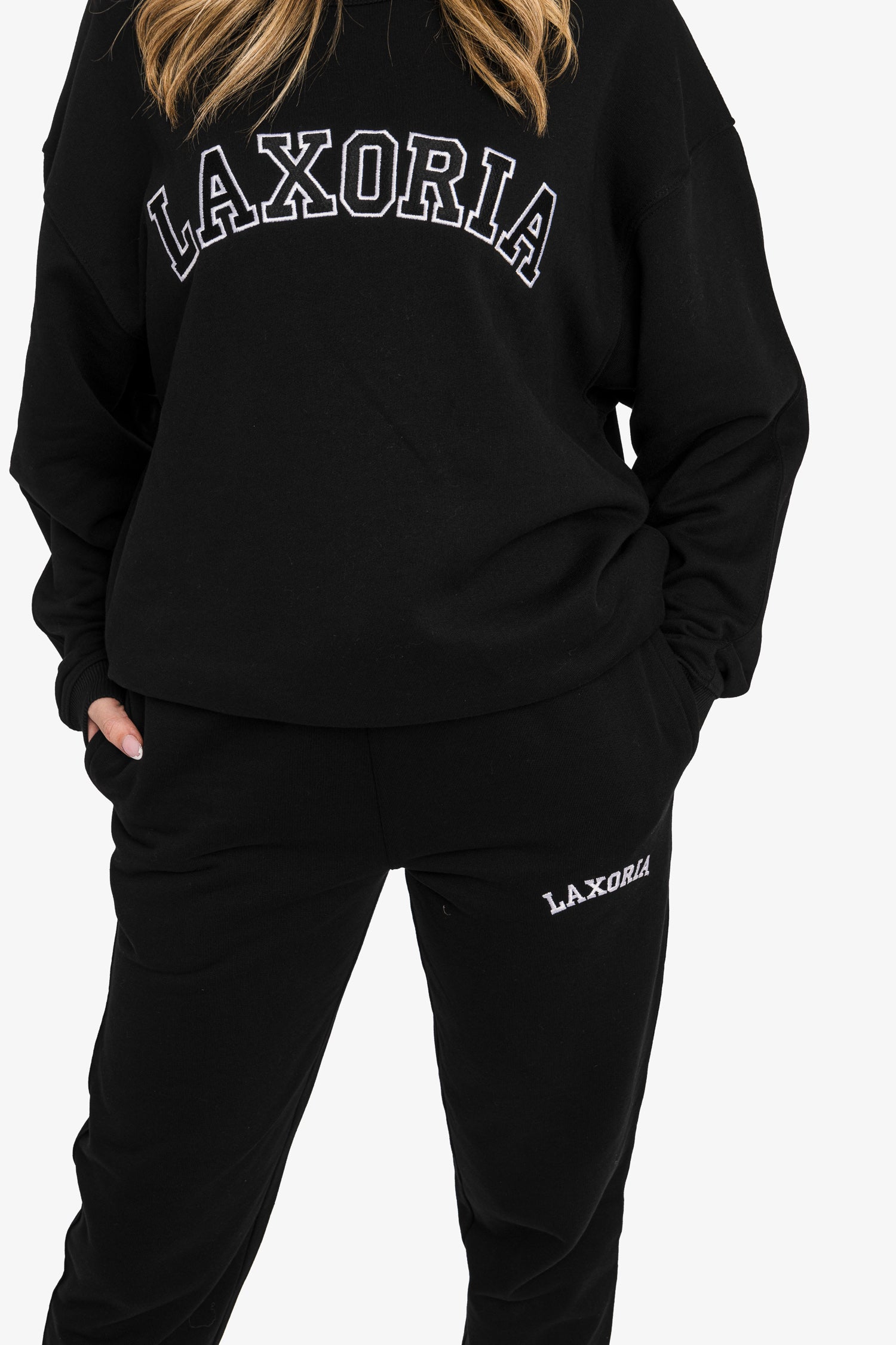 Organic French Terry Jogger Pants - Black