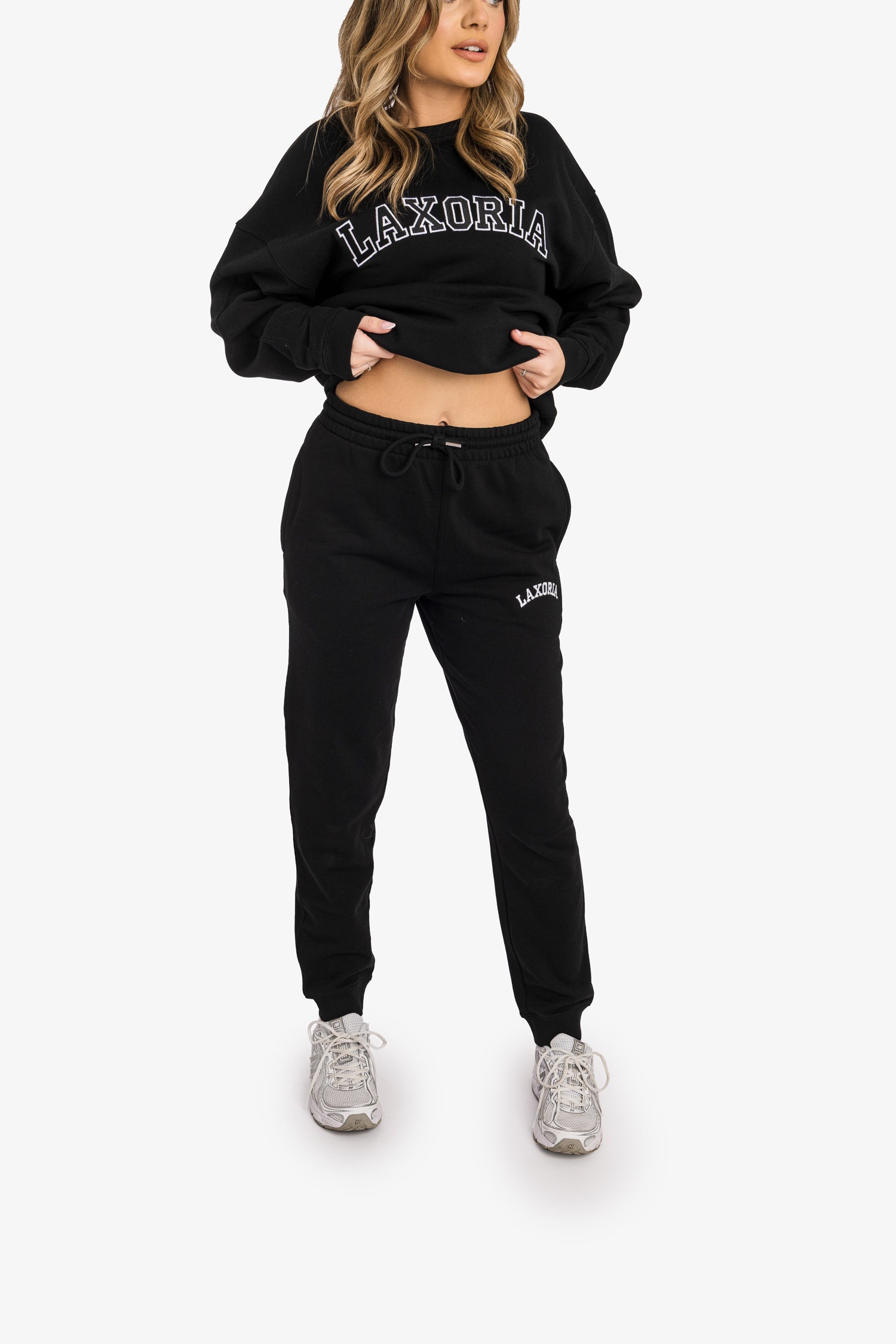 Organic French Terry Jogger Pants - Black