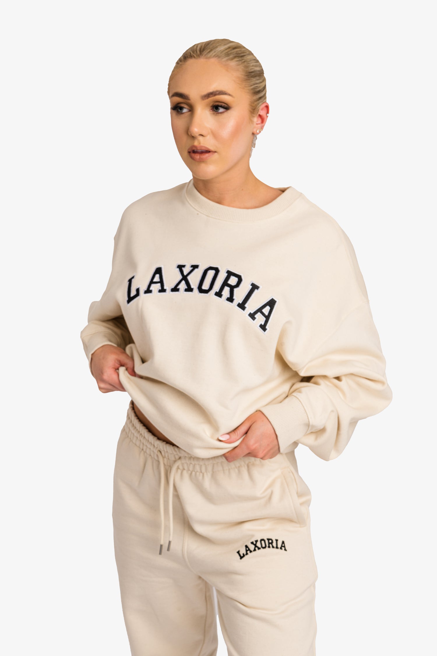 Women's Organic Combed Ringspon Cotton Sweatshirt - Natural Raw