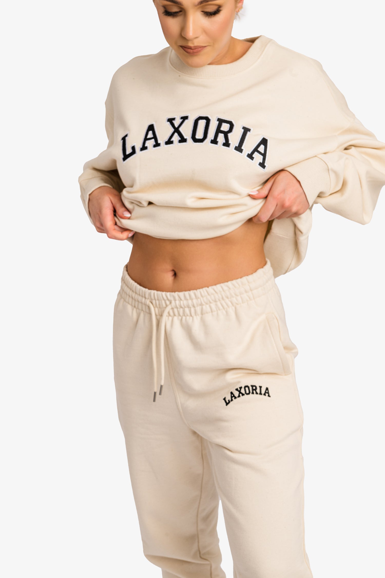 Women's Organic Combed Ringspon Cotton Sweatshirt - Natural Raw