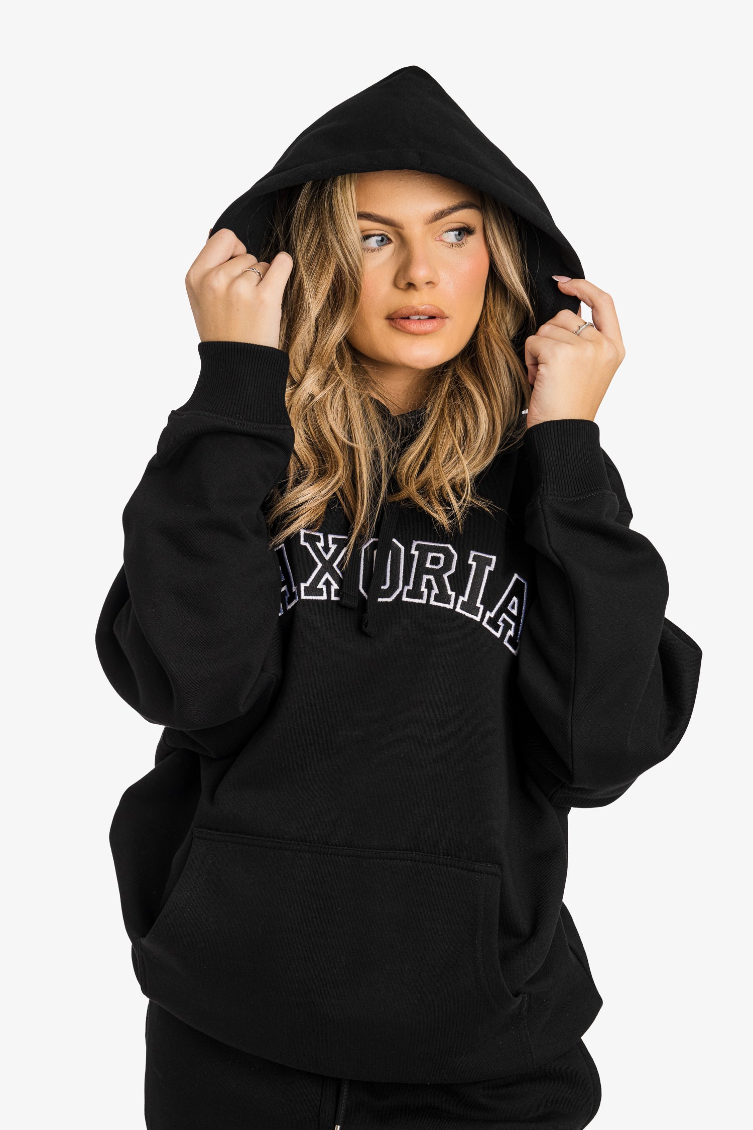 Atlas Dryvault Hoodie - Unisex Oversized - Black