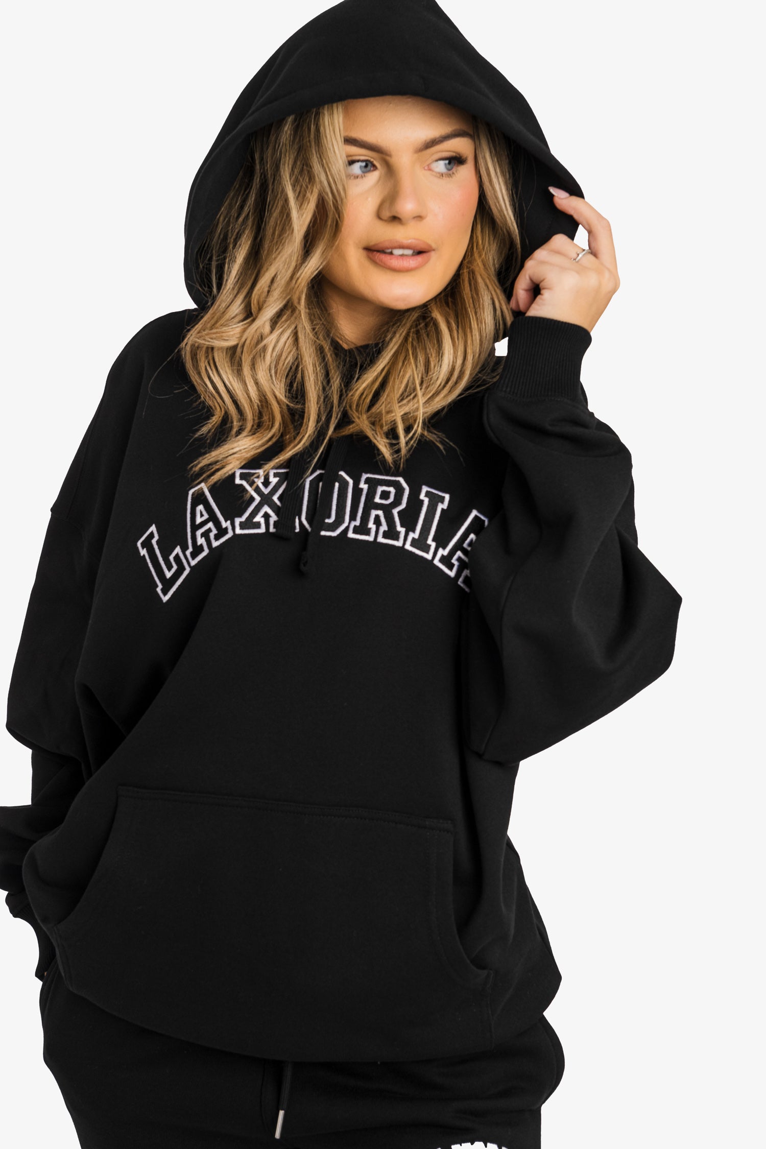 Atlas Dryvault Hoodie - Unisex Oversized - Black