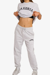 Organic Ringspun Brushed Jogger Pants - Cool Heather Grey