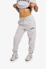 Organic Ringspun Brushed Jogger Pants - Cool Heather Grey