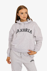 Premium Women's Organic Brushed Cotton Hoodie - Organic Cotton Hoodie - Cool Heather Grey