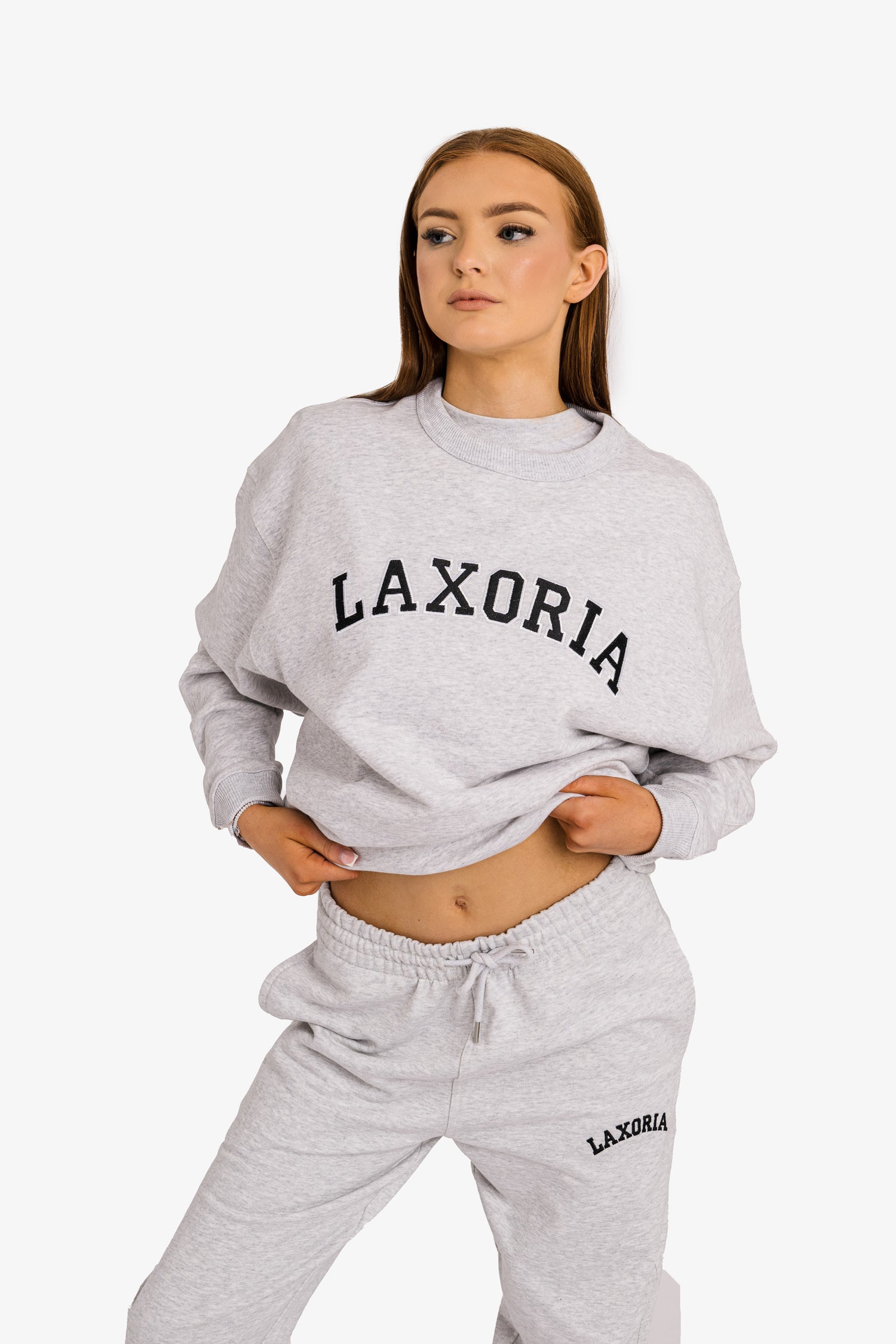 Women's Organic Combed Ringspon Cotton Sweatshirt - Cool Heather Grey