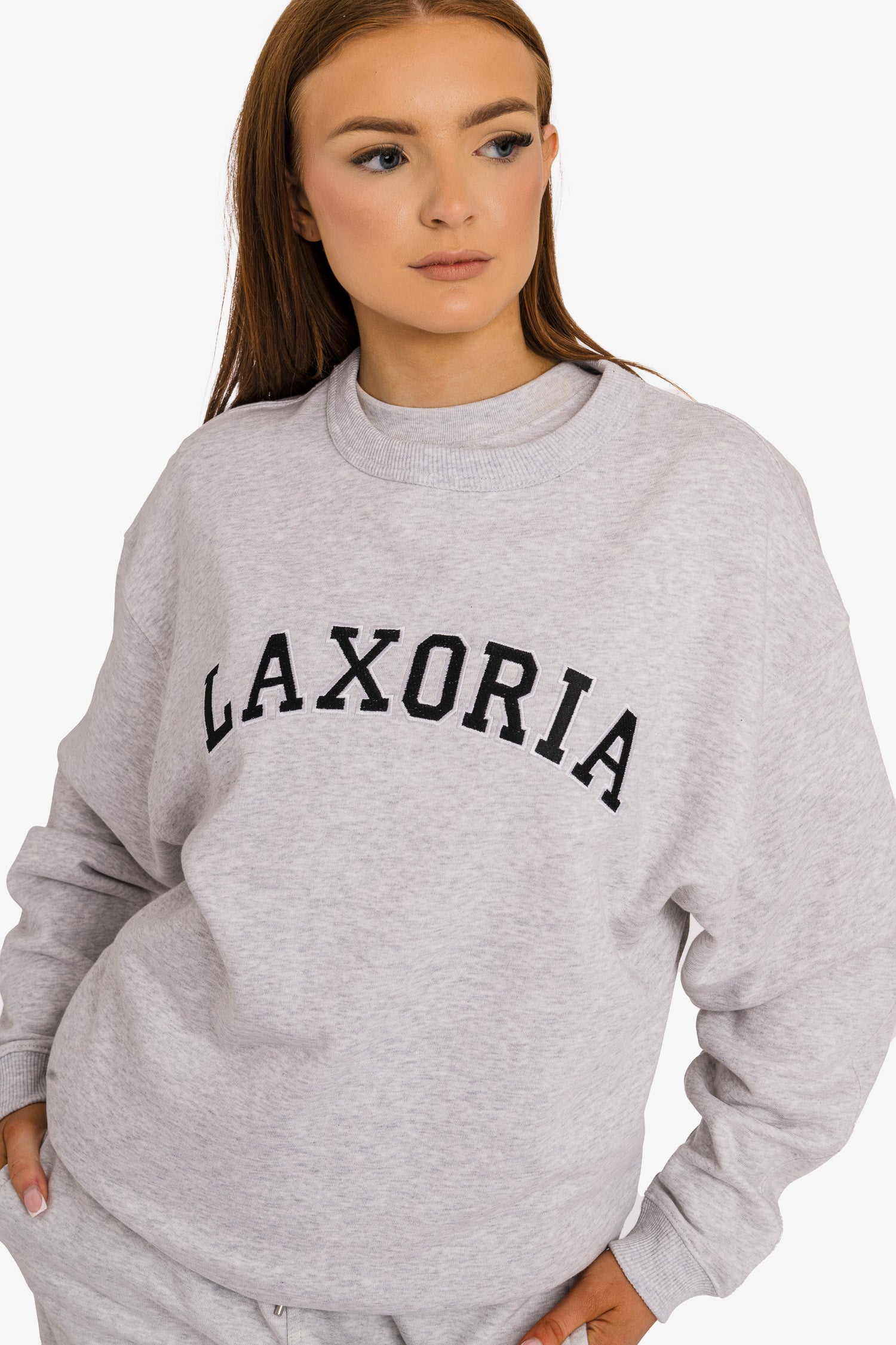 Women's Organic Combed Ringspon Cotton Sweatshirt - Cool Heather Grey