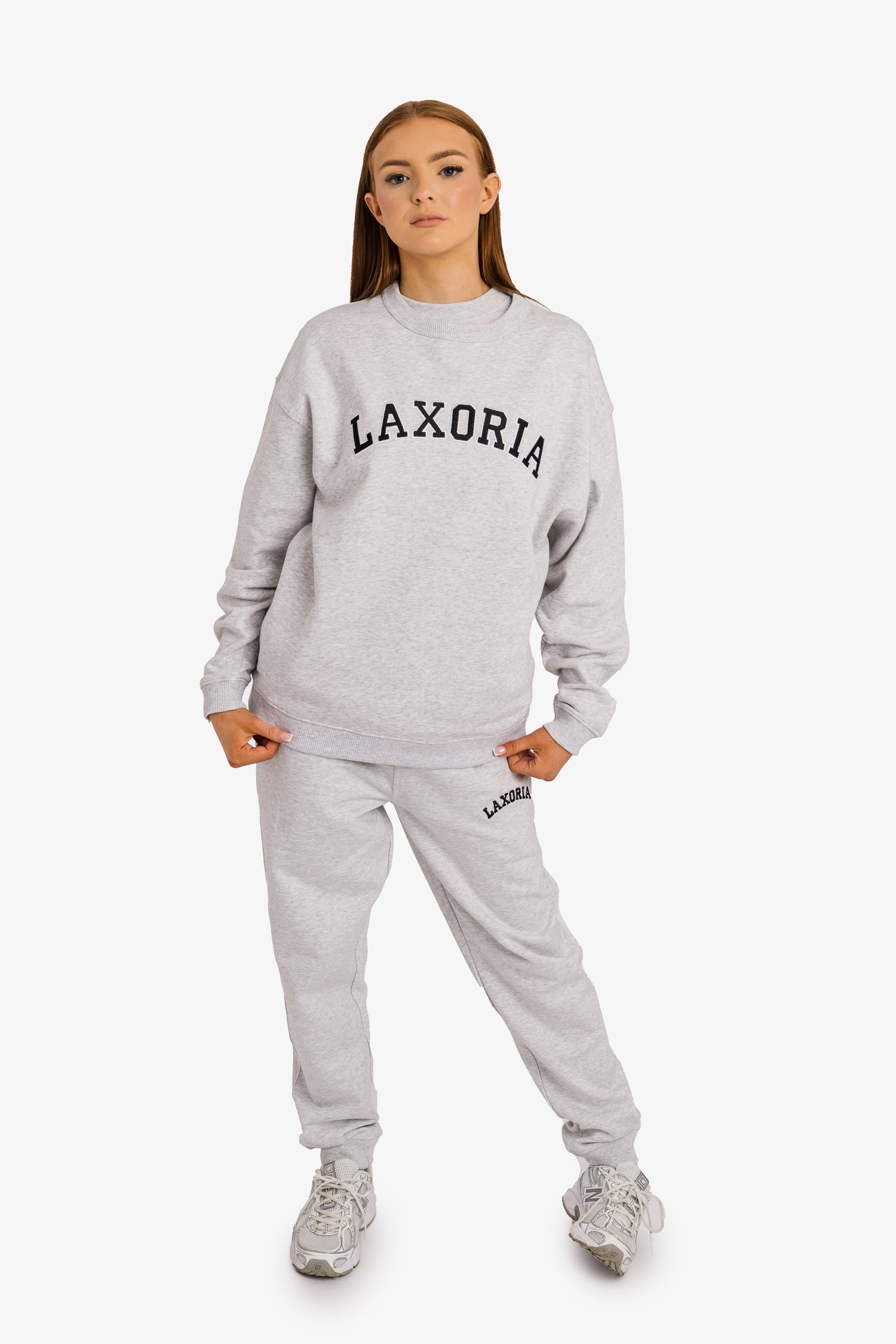 Organic Ringspun Brushed Jogger Pants - Cool Heather Grey