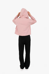 Women's French Terry Full Zip Hoodie – Soft, Sustainable, and Effortlessly Cool - Petal Rose