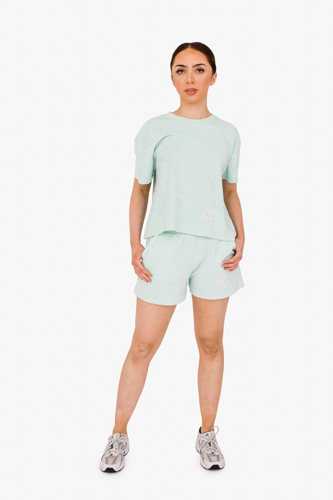 Women's Terry Towel Shorts – Organic Cotton Comfort, Made in Portugal - Brook Green