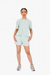 Women's Terry Towel Shorts – Organic Cotton Comfort - Brook Green