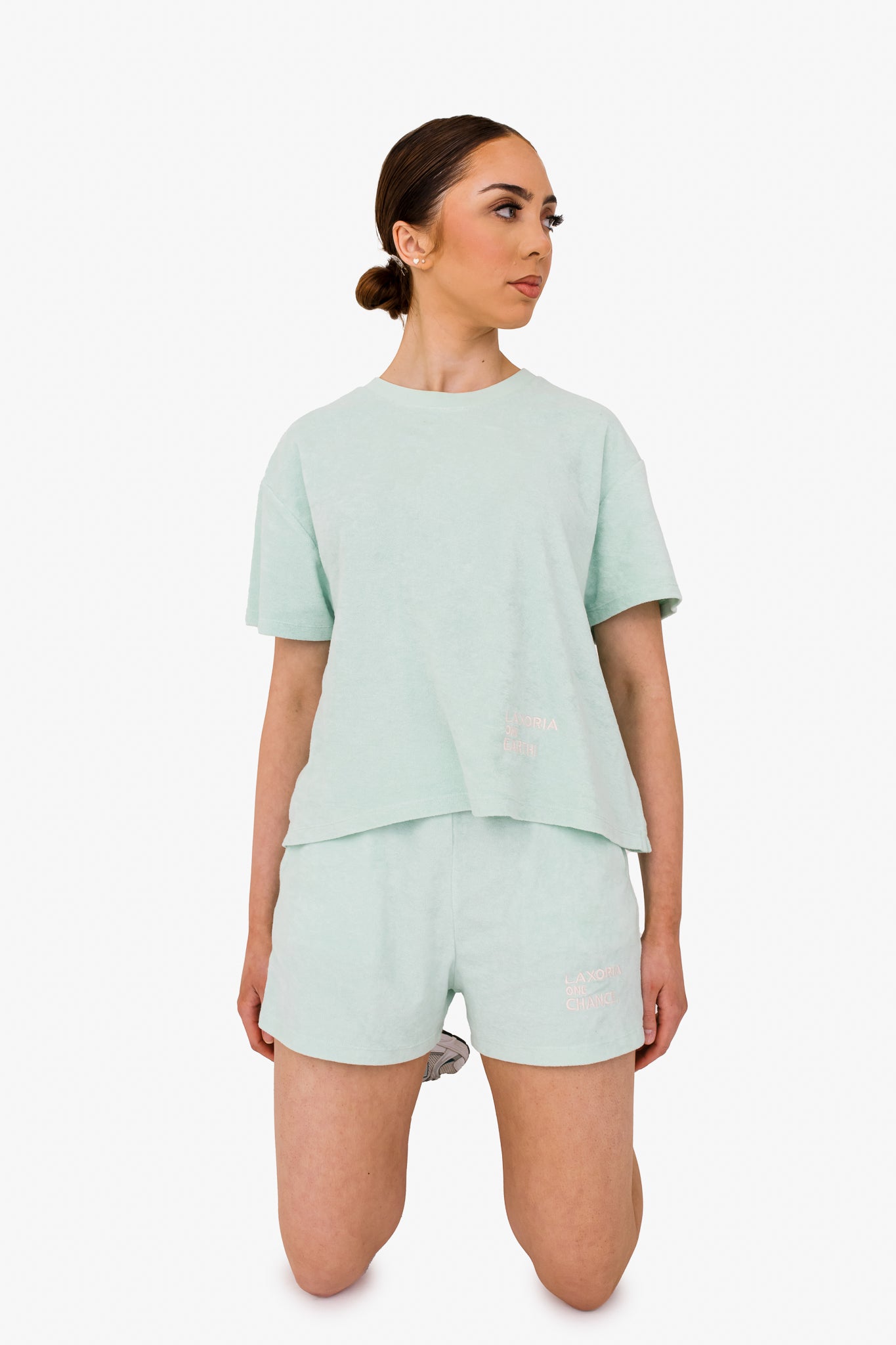 Women's Terry Towel Shorts – Organic Cotton Comfort - Brook Green