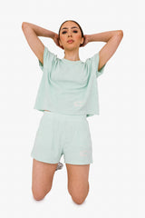 Women's Terry Towel Shorts – Organic Cotton Comfort - Brook Green
