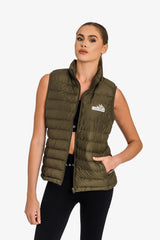 Astra Elevate Women’s Fitted Recycled Body Warmer - Khaki