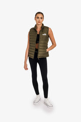 Astra Elevate Women’s Fitted Recycled Body Warmer - Khaki