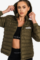 Nova Trekker Women’s Fitted Recycled Padded Jacket - Khaki