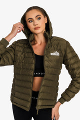 Nova Trekker Women’s Fitted Recycled Padded Jacket - Khaki