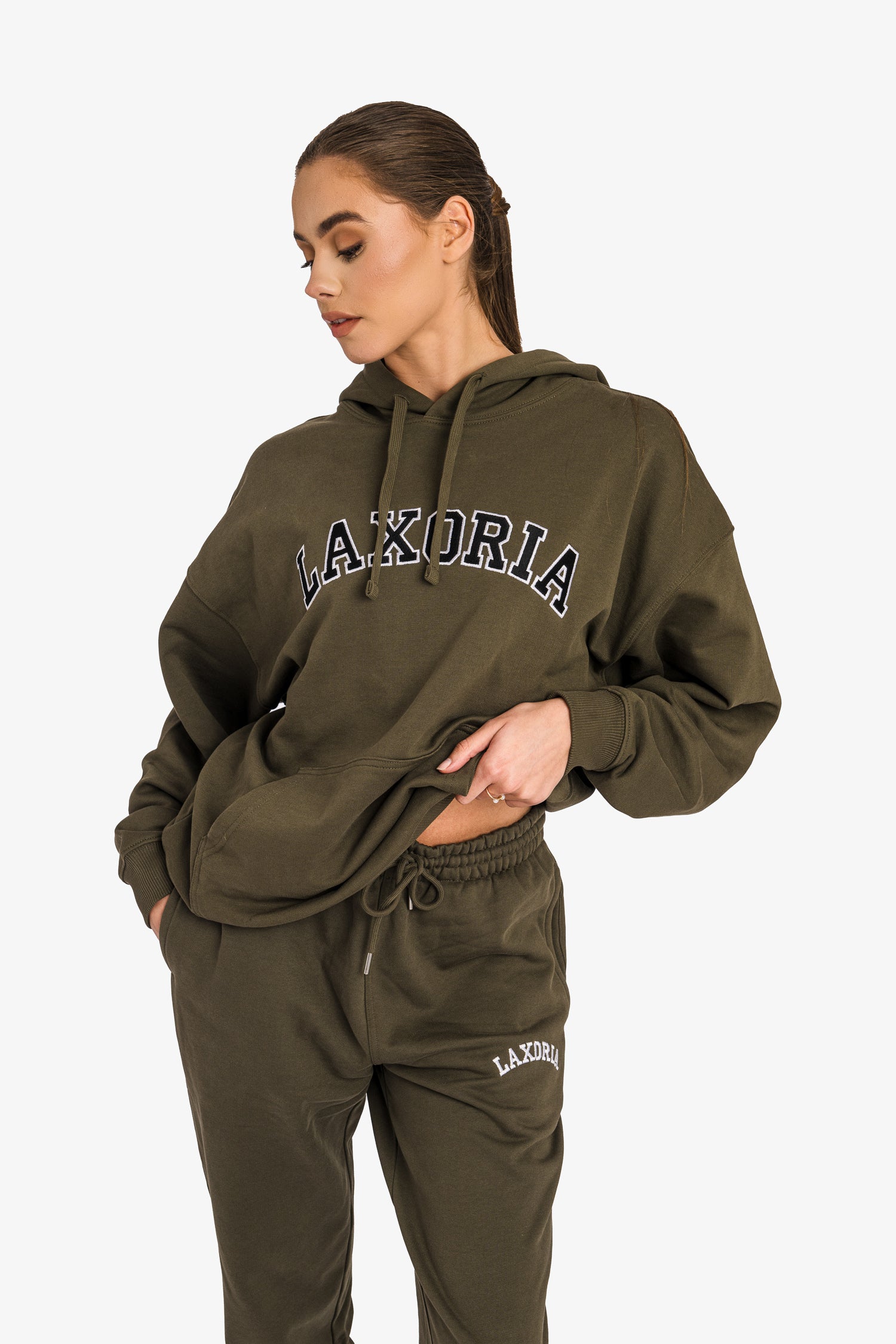 Atlas Dryvault Hoodie - Unisex Oversized - Khaki