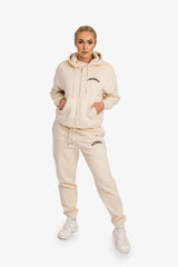 Organic Modern Medium Fit Zip-Through Hoodie - Natural Raw