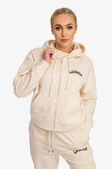 Organic Modern Medium Fit Zip-Through Hoodie - Natural Raw