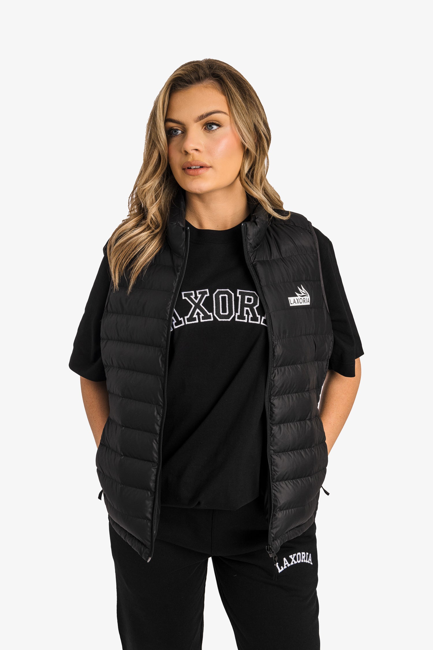 Recycled Sleeveless Body Warmer - Black