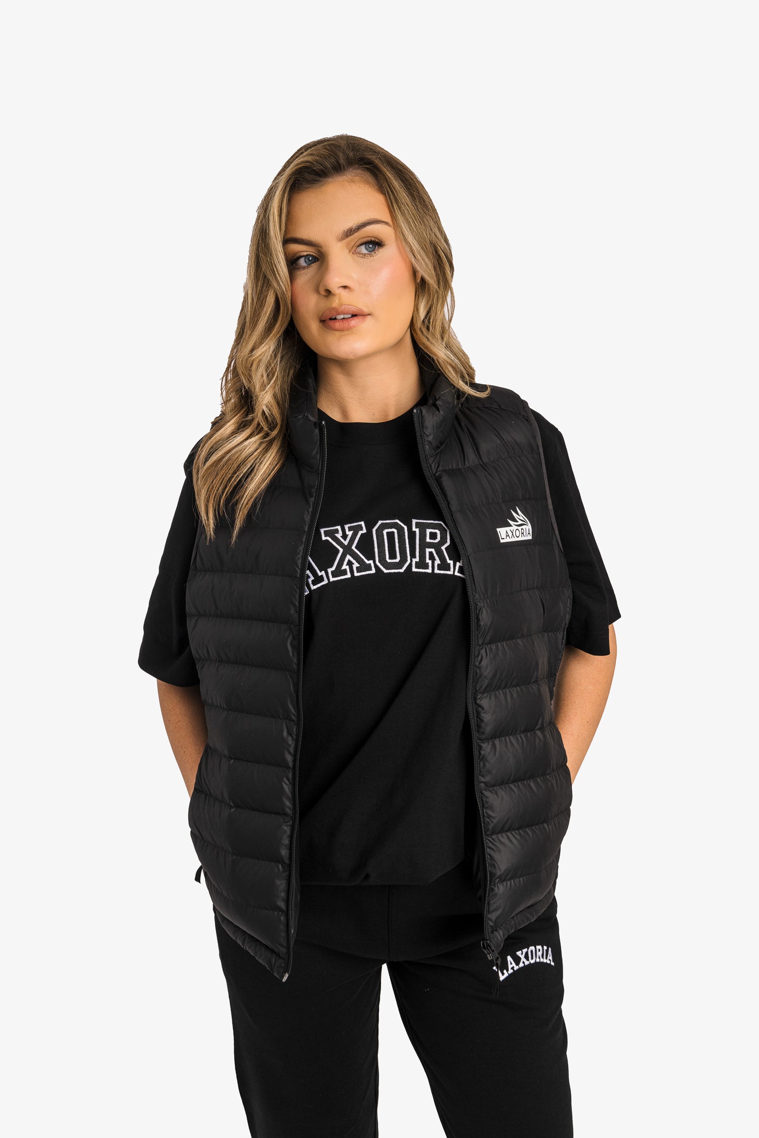 Recycled Sleeveless Body Warmer - Black