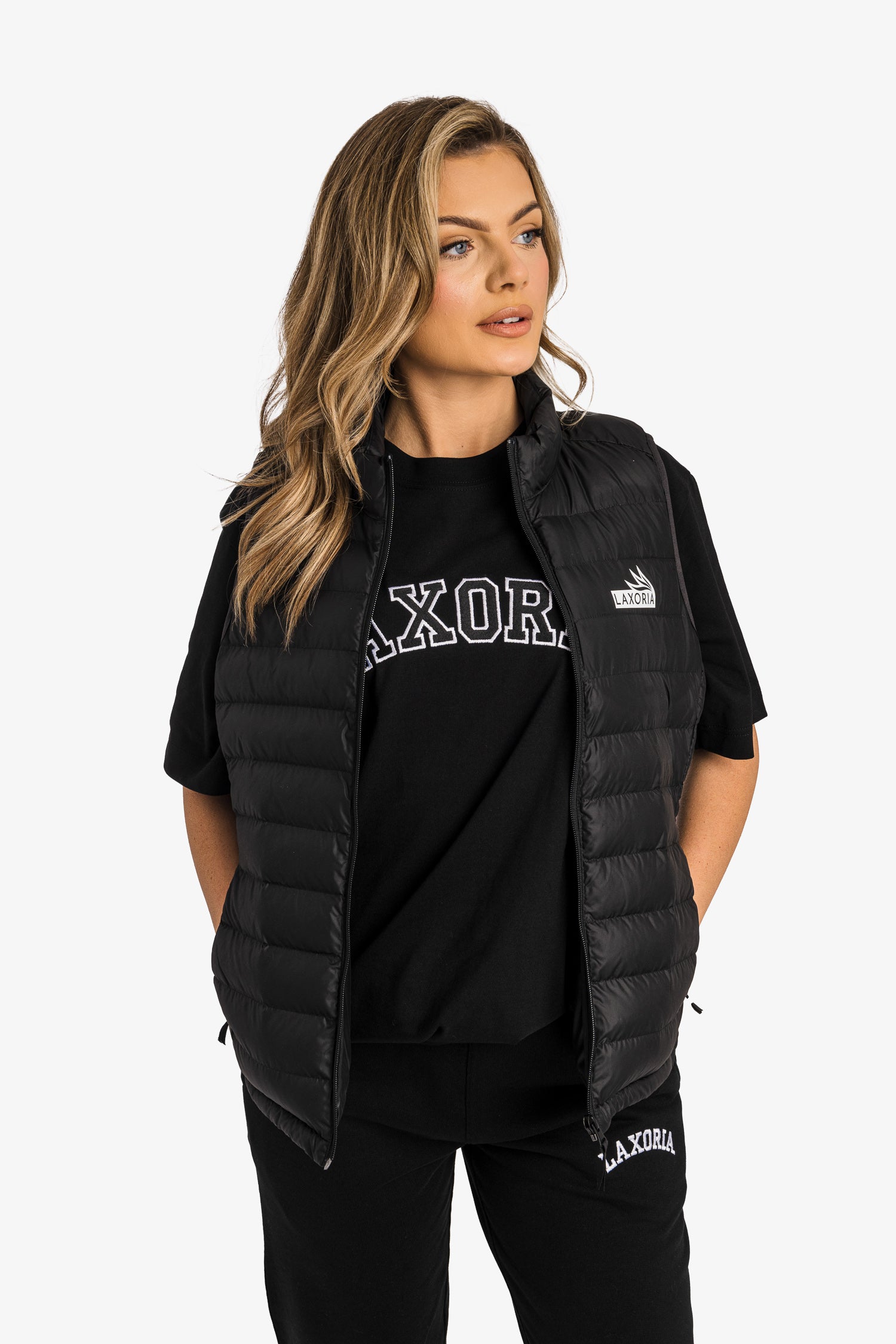 Recycled Sleeveless Body Warmer - Black