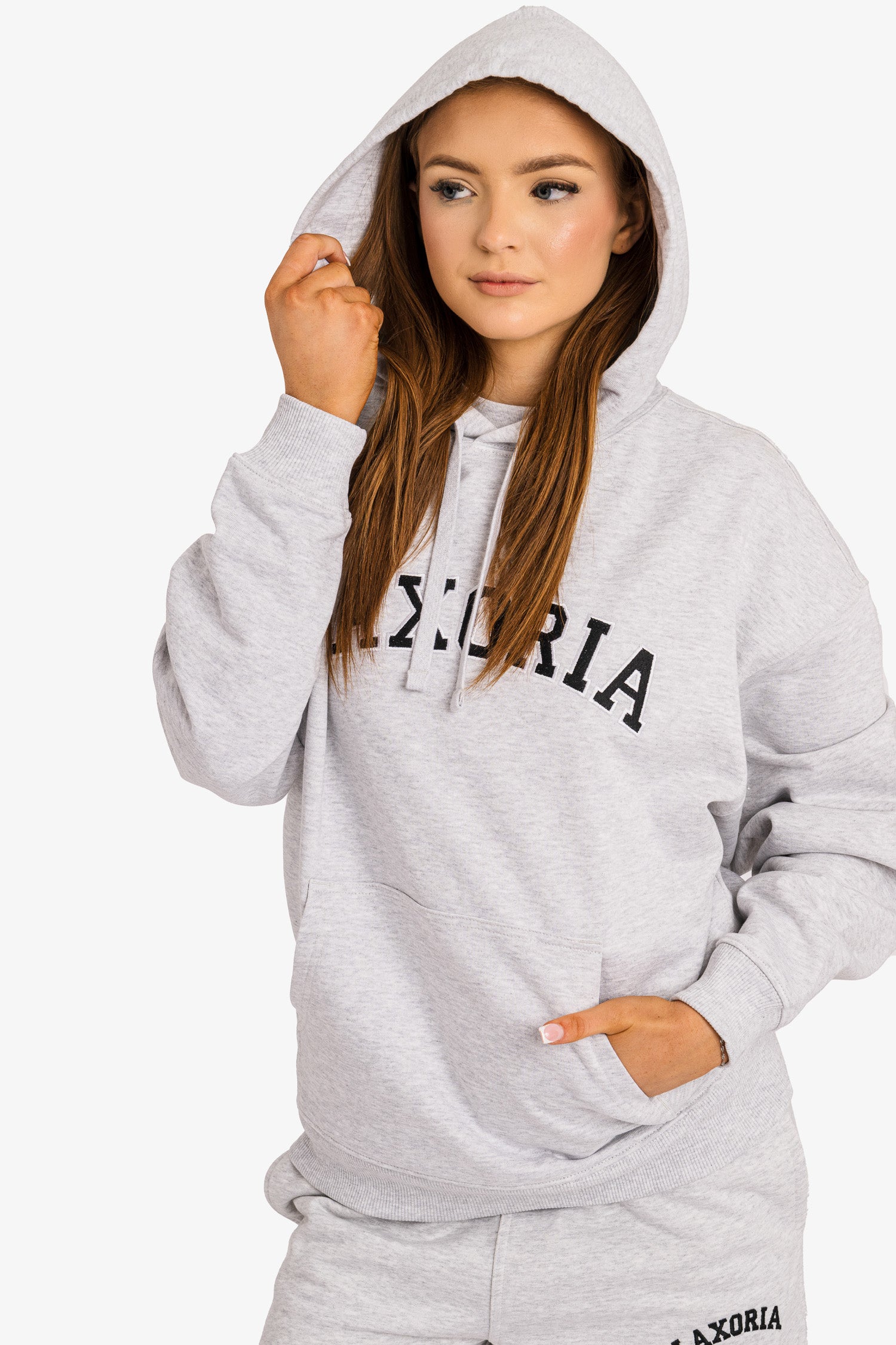 Atlas Dryvault Hoodie - Unisex Oversized  - Cool Heather Grey